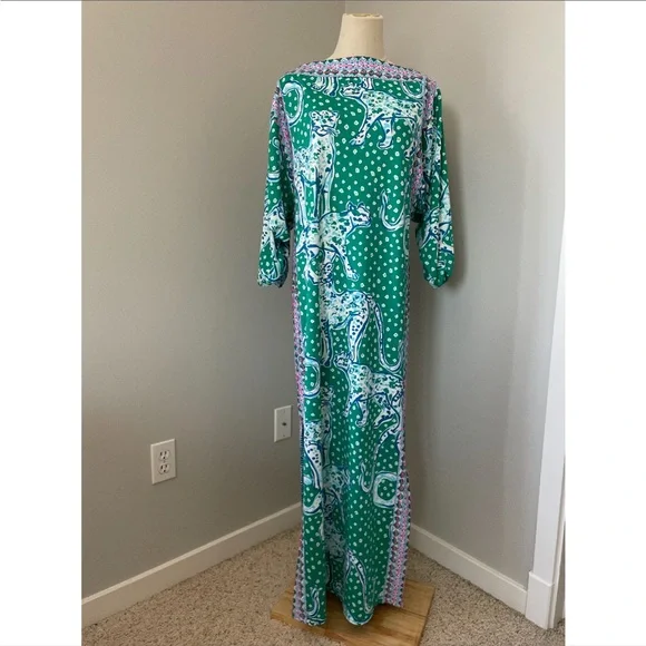 Lilly Pulitzer Silva Maxi Dress On The Prowl Print - Picture 3 of 9